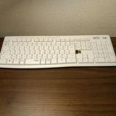 Logicool ワイヤレスキーボード 静音設計 ホワイト 本体のサムネイル