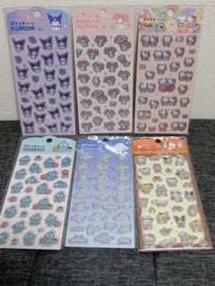 ★正規品★サンリオ　ぷくっとシール６枚セットのサムネイル