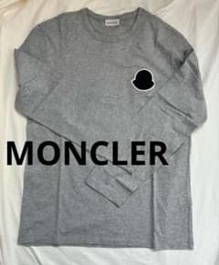 MONCLER グレー 長袖カットソー MONCLER 長袖カットソー グレー ワッペン - メルカリ