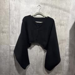 PAGEBOY マルチWAYボレロカーディガン ブラックショート丈 羽織りのサムネイル