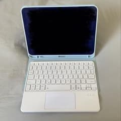 iPad用 キーボード付きケース 10.9インチ ライトブルー 第10世代のサムネイル