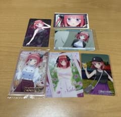 五等分の花嫁 中野二乃 カード 6枚セット