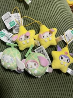 サンリオ 星型 メロン型 マスコット　バラ売可のサムネイル