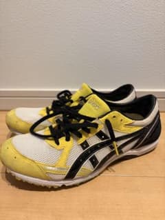 ASICS レース シューズ ホワイト/イエロー/ブラック 25cmのサムネイル
