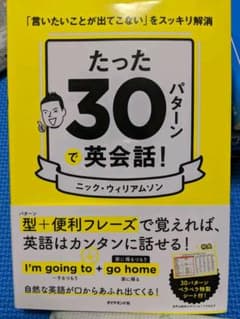 英会話本！たった30パターンで英会話 「言いたいことが出てこない」をスッキリ解消のサムネイル