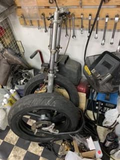 rz250r 流用　足廻り　r1-zのサムネイル