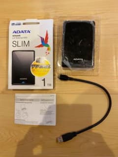 外付けハードディスク　ADATA ポータブルHDD USB3.0対応 1TBのサムネイル