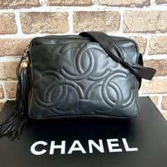 美品CHANELトリプルココ♡フリンジ  ショルダーバッグ♡正規品のサムネイル