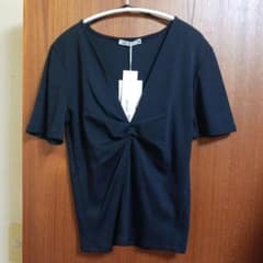 【新品】ZARA 半袖Tシャツ ブラック M