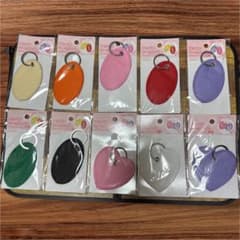 【新品未使用品】ワッペンキーホルダー ネームタグ 布製10個セット推し活グッズのサムネイル
