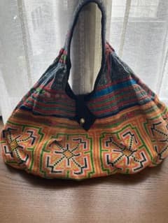 エスニック刺繍 トートバッグ/美品のサムネイル
