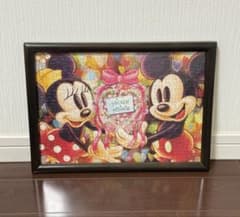 ディズニー ジグソーパズル 完成品 額縁付き フレーム付き ミッキー