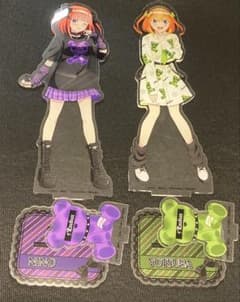 五等分の花嫁 サブカルパンク アクリルスタンド 二乃 四葉 2種セットのサムネイル