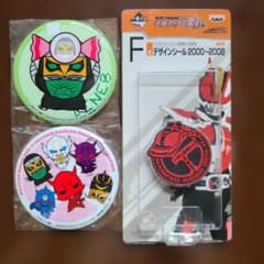 仮面ライダー電王　缶バッジ2種　デザインシールのサムネイル