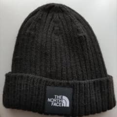THE NORTH FACE　ノースフェイス　ニット帽子黒　ベビー　キッズ　美品のサムネイル