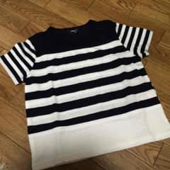 COMME CA ISM 90㎝ ボーダーTシャツのサムネイル