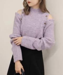 NICE CLAUP 肩あきマルチwayニットのサムネイル
