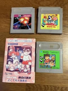 ゲームボーイ ソフト 3本セット エックス ぺんぎんくん くにおくんのサムネイル