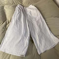 ふみちゃん様　専用！デニム ワイドパンツ ガウチョパンツのサムネイル