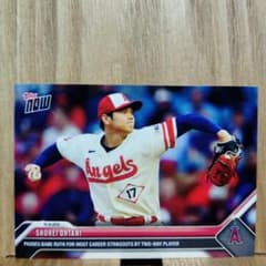 Topps Now 大谷翔平 奪三振 ベーブルース超え - メルカリ