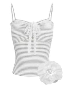 【新品未開封】andwang ribbon cami shushu setのサムネイル