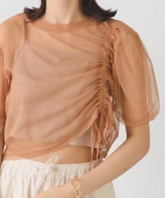 kastane カスタネ　キャミ付きチュールtee ピンクのサムネイル
