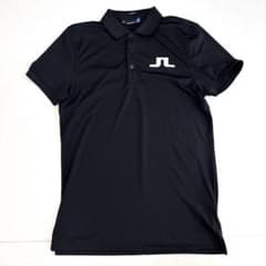 美品⭐️J.LINDEBERG ビッグブリッジ ゴルフ ポロシャツ S ブラック