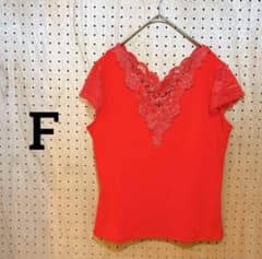 Sleeveless short-sleeved tank top, red, one size fits all, lace, women's innerwear.