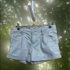 森ガールスタイル ハーフパンツ 花柄のサムネイル