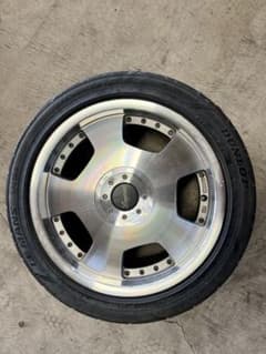 LAYECED 17インチ タイホイールセット 4.5穴兼用 255/40R17 LAYECED 17インチ タイホイールセット 4.5穴兼用 255/40R17 - メルカリ