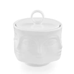 ジョナサンアドラーユートピアシリーズマーメイドクリーマー/陶器製の蓋付き容器２点 Jonathan Adler ジョナサンアドラー シュガーポット 蓋付きボウル