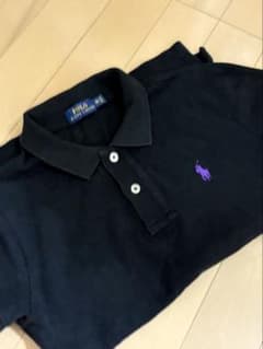 Ralph Lauren 半袖 ポロシャツ　黒×紫のサムネイル
