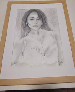 裸婦、美人画、絵画４号、しなりT、山本英二、真作、肉筆、新品額縁、高塚省吾。 裸婦、美人画、4F.瞳の先、山本英二、真作、肉筆、新品額縁