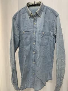 【限界間近】DENHAM デンハム デニムシャツ USED加工 ビンテージ加工のサムネイル