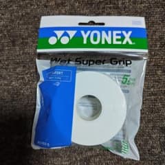 YONEX Wet Super Grip AC102-5 ホワイト 5本入のサムネイル