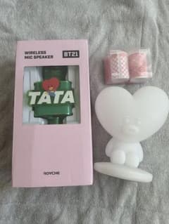 BT21 무선 마이크 스피커 TATA 타타
