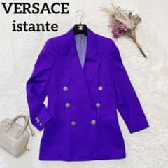VERSACE istante ダブルジャケット パープル 40 VERSACE istante ダブルジャケット パープル 40 - メルカリ