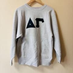 90s 刺繍タグ チャンピオン リバースウィーブ USA製 L 杢グレーのサムネイル