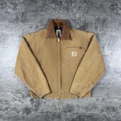00's USA製カーハートデトロイトジャケットJ01 BRN 40 - メルカリ