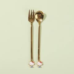 ハローキティ スプーンフォークセット 日本未発売 miniso
