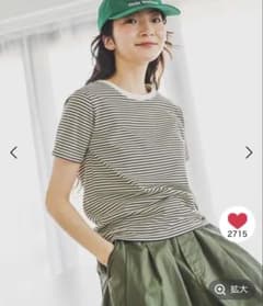 niko and... ニコアンド　ボーダー半袖Tシャツ　COLORマイスターのサムネイル