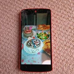 ネクサス5  nexus  画面割れ オレンジ レッド 赤のサムネイル