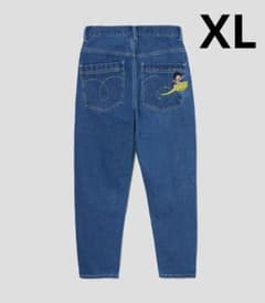 ドラゴンボール 筋斗雲 刺繍 デニムパンツ XLサイズ グラニフ 新品 