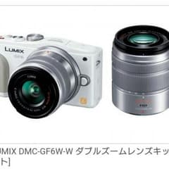Panasonic LUMIX DMC-GF6W-W ダブルズームレンズキットのサムネイル