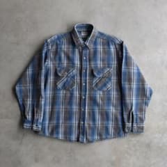 90s ファイブブラザー ヘビーネルシャツ USA チェック ML ヴィンテージ