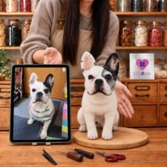 フレンチブルドッグ 羊毛フェルト オーダーメイド 写真から制作のサムネイル
