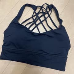 lululemon ストラップデザイン ブラトップ ブラック6のサムネイル