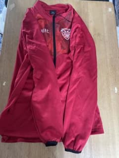 【^_^】 東福岡高校 サッカー部 赤ジャージ 上のみ XL 非売品 _^様専用】 東福岡高校 サッカー部 赤ジャージ 上のみ XL 非売品