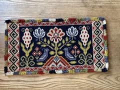 ツヴィスト刺繍の花と鳥タペストリーCのサムネイル