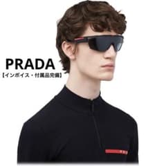 【付属品完備】PRADA スポーツ サングラス ブラック/クリアのサムネイル